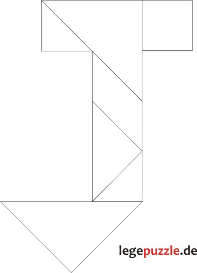 Tangram Lsung Buchstabe J