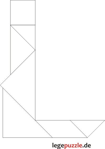 Tangram Lsung Buchstabe L