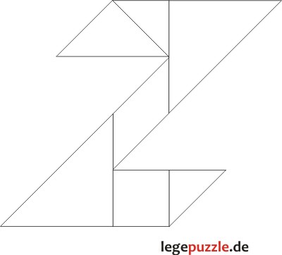 Tangram Lsung Buchstabe Z