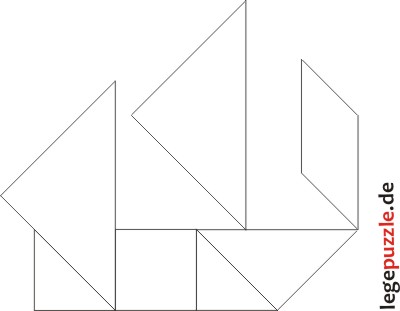 Tangram L�sung Boot