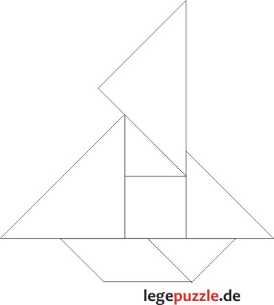 Tangram L�sung Boot