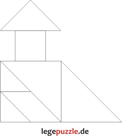Tangram Lsung Haus
