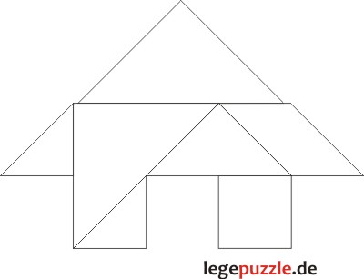 Tangram Lsung Haus