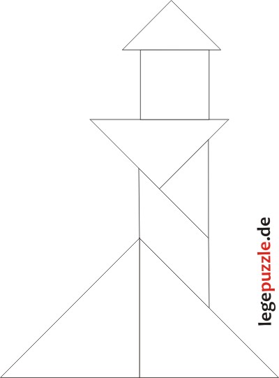 Tangram L�sung Leuchtturm