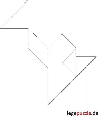 Tangram Lsung Giesskanne