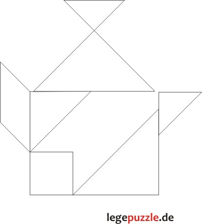 Tangram Lsung Teekanne