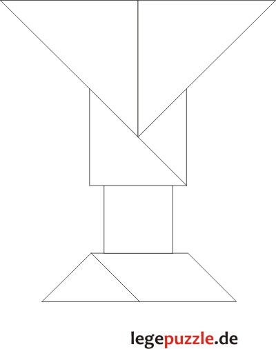 Tangram Lsung Weinglas