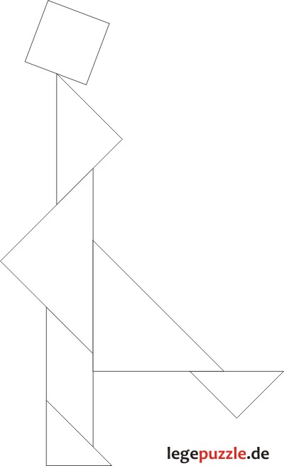 Tangram L�sung Soldat