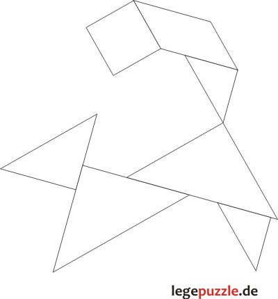 Tangram Lsung Eichhrnchen