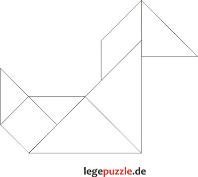 Tangram Lsung Ente