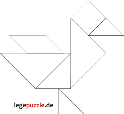 Tangram Lsung Ente