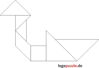 Tangram Lsung Ente