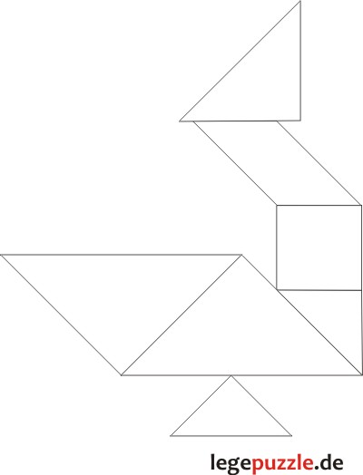 Tangram Lsung Ente