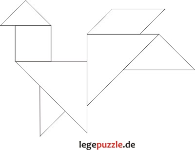 Tangram Lsung Hahn