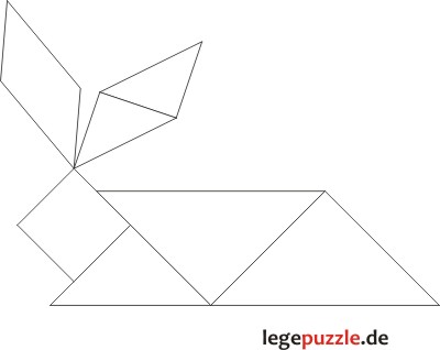 Tangram Lsung Hase