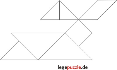 Tangram Lsung Hase