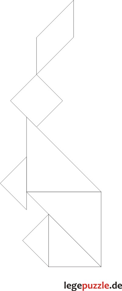 Tangram Lsung Hase