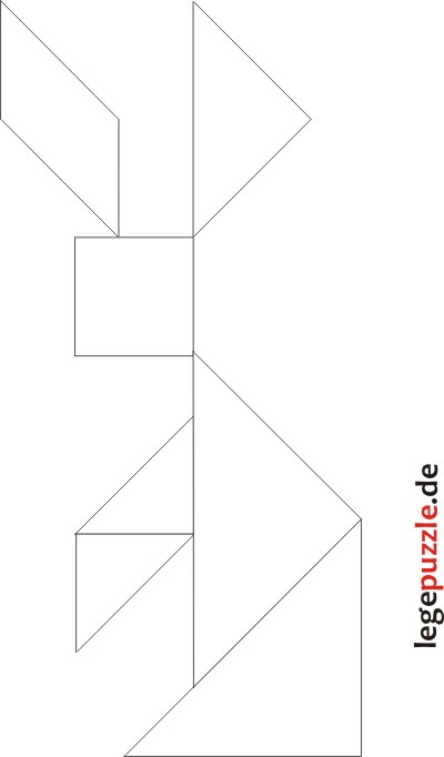 Tangram Lsung Hase