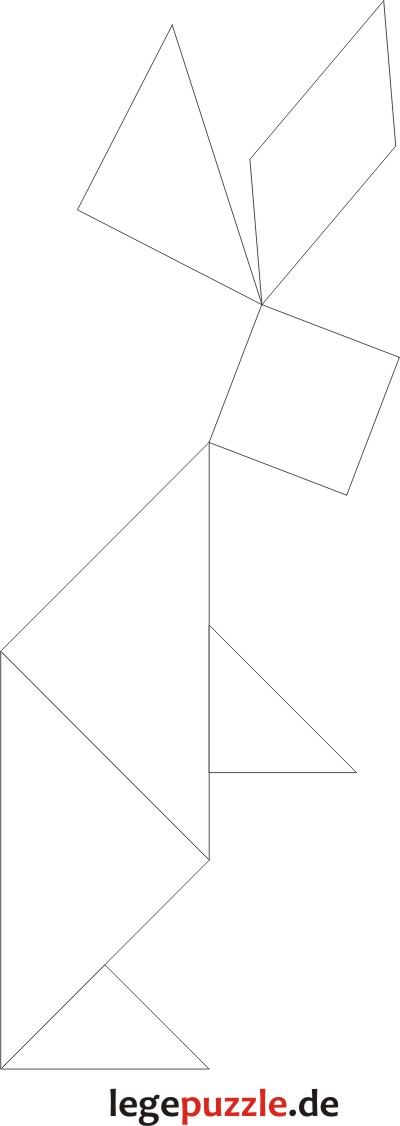 Tangram Lsung Hase