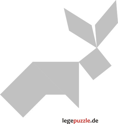 Tangram Hase Nr.8