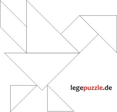Tangram Lsung Huhn