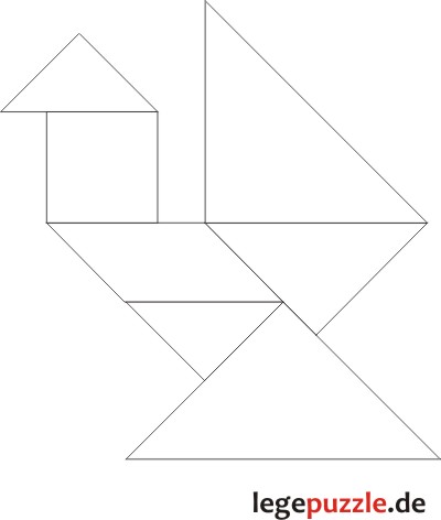 Tangram Lsung Huhn
