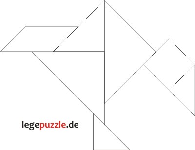 Tangram Lsung Huhn