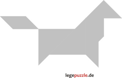 Tangram Hund Nr.16