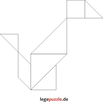 Tangram Lsung Hund