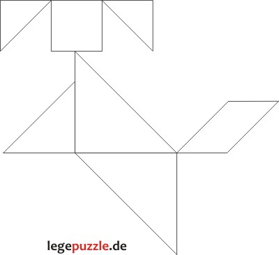 Tangram Lsung Hund