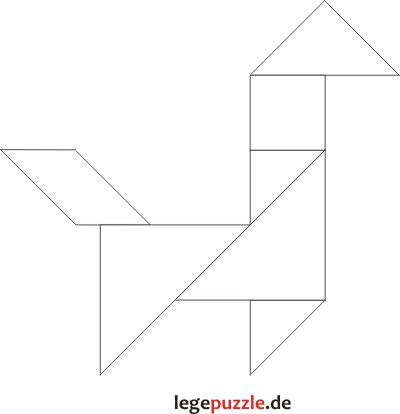 Tangram L�sung Lama
