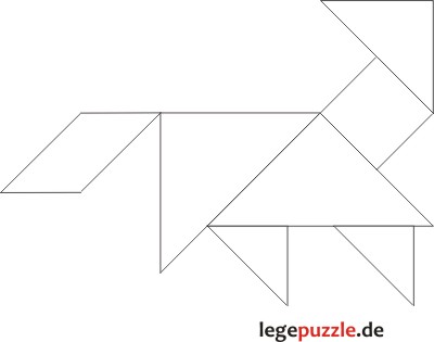 Tangram Lsung Pferd