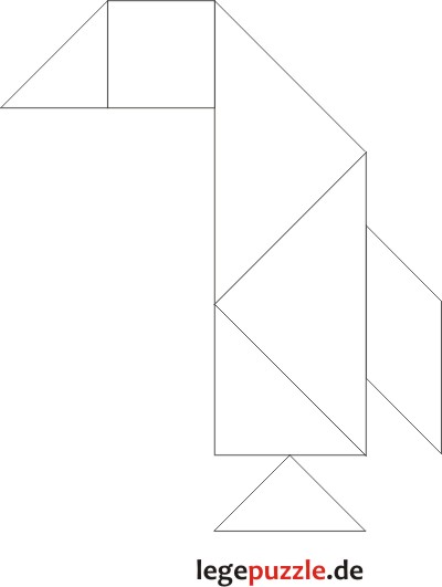 Tangram Lsung Pinguin