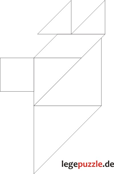 Tangram Lsung Schwein