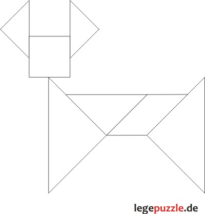 Tangram Lsung Stier
