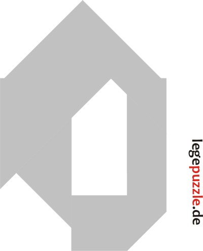 Tangram Zahl 0 Nr.2