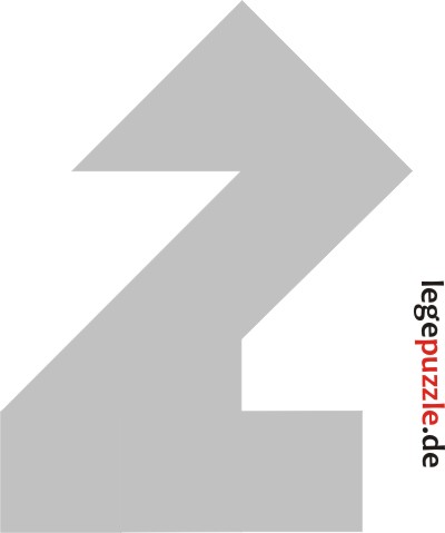 Tangram Zahl 2 Nr.3