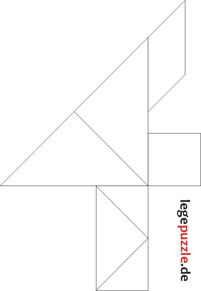 Tangram Lsung Zahl 4