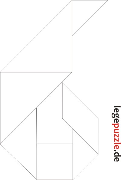 Tangram Lsung Zahl 6
