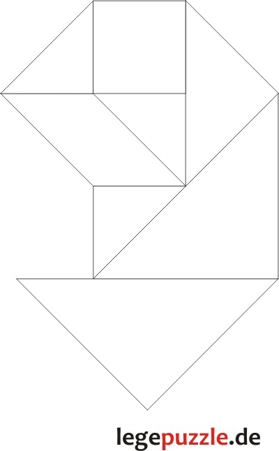Tangram Lsung Zahl 9